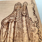 Lord of the Rings gift, engraved on wood, Not all who wander are lost, key holder, lot gift ideas, The Gates of Argonath..