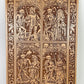 Medieval woodcut Dance of Death wall decor inspired from Hans Holbein, Magic art, Occult wall art, Samael,  gothic home decor.