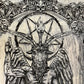 Baphomet wall art, satanic decor. - Forgotten Engravings baphomet-wall-art-satanic-decor, alchemical wall decor, Baphomet, Divination Tools, engrave sign, gift, Home & Living, Home Decor, Occ