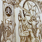 Baphomet wall art, satanic decor. - Forgotten Engravings baphomet-wall-art-satanic-decor, alchemical wall decor, Baphomet, Divination Tools, engrave sign, gift, Home & Living, Home Decor, Occ