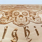 Ouija board, with sugar skull dia de los Muertos theme wooden engraving, wood day of the dead decor spirit board sugar skull design. - Forgotten Engravings ouija-board-with-sugar-skull-dia-de