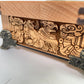 Mayan calendar jewelry Box, engraved with Mayan art tarot holder carved in solid wood, aztec calendar tarot deck box wood. - Forgotten Engravings mayan-calendar-jewelry-box-engraved-with-maya
