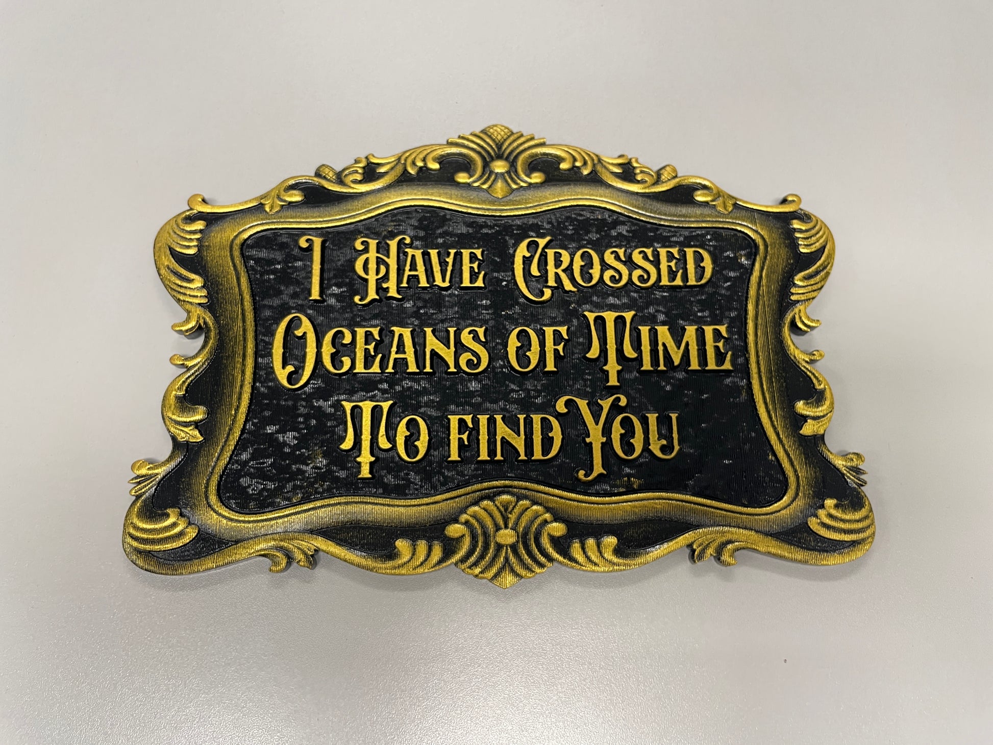 Dracula quote acrylic wall art gothic wall decor for home
