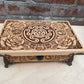 Solid wood Hecate altar box for divination