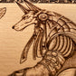 Egyptian Tarot Box with Anubis – Handmade Engraved Wooden Tarot Deck Storage Chest