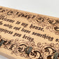 Bram Stoker Dracula Quote key holder, Welcome to my house, key holder for wall, Wood engraving, Not a print, Bram Stokers Dracula art.