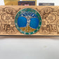 Tree of life Witchcraft Multiple Deck Organizer – Wooden Tarot & Oracle Storage Box with 12 Slots