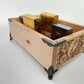 Multiple Tarot & Oracle Deck Organizer — Wooden Deck Holder Box with Altar Decor
