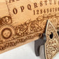 Ouija Board with Demons and Skulls – Engraved Wooden Spirit Board with Planchette
