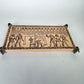 Egyptian ritual board used for tarot, incense, candles and sacred tools
