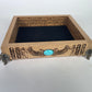 Egyptian Hieroglyph Solid Oak Valet Tray – Tarot & Altar Decor Handmade Gift