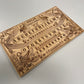 Egyptian Wooden Ouija Board – Anubis & Thoth Mythology Spirit Board with Book of the Dead  Engraving