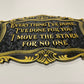 Close up engraving on acrylic Labyrinth quote wall art for movie fans
