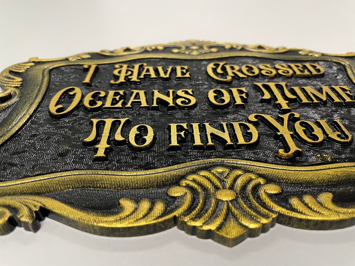 Dracula Quote Acrylic Wall Art – Gothic “I Have Crossed Oceans of Time to Find You” Sign