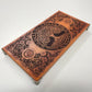 Wiccan Altar Table – Mahogany Tree of Life Ritual Board with “As Above, So Below ,As Within ,So Without” - Forgotten Engravings