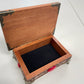 Dracula Jewelry Box – Solid Mahogany Engraved Keepsake Chest with “I Have Crossed Oceans of Time to Find You”