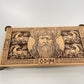 Odin Viking Altar Board – Engraved Wooden Pagan Altar Table Odin all Father