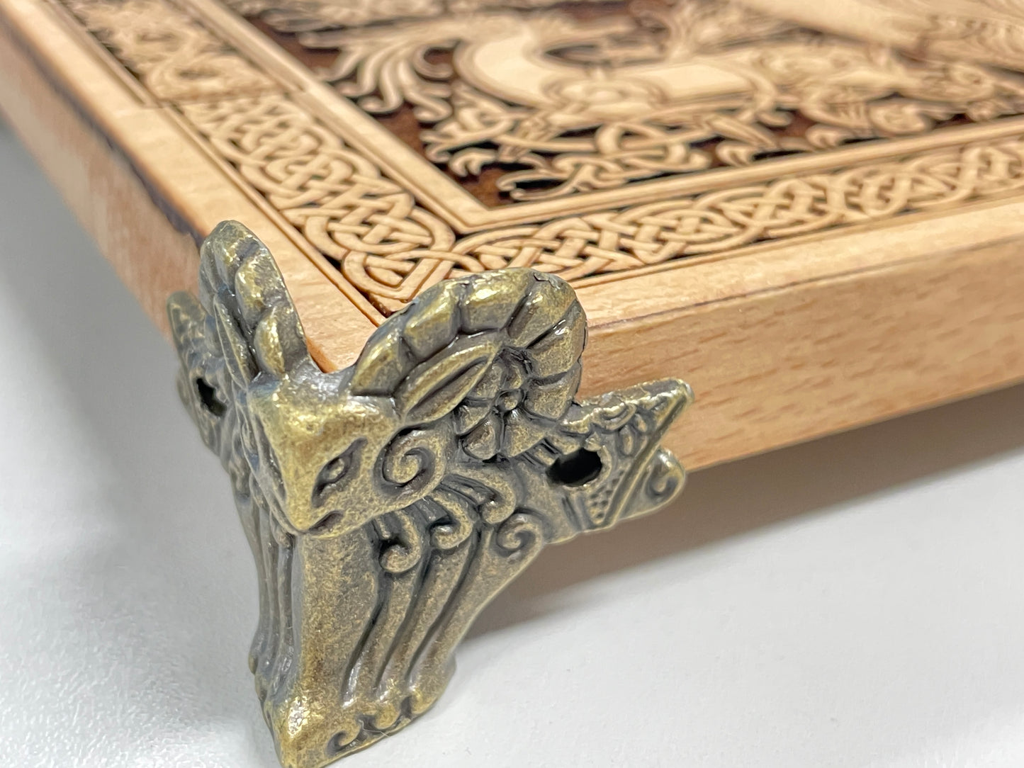 Odin Viking Altar Board – Engraved Wooden Pagan Altar Table Odin all Father