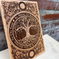 Wiccan and pagan themed wall art featuring Tree of Life motif and As Above So Below As universe So the soul