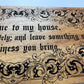 Bram Stoker Dracula decor Welcome sign Quote, Welcome to my house, housewarming gift Wood engraving , Bram Stokers Dracula art - Forgotten Engravings