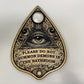 Occult Humor Ouija Planchette Wall Art – “Please Do Not Summon Demons in the Bathroom” Decor