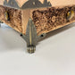 St. Brigid Altar Box – Celtic Brigid’s Cross Engraved Wooden Keepsake Chest with Tiger Eye Stones - Forgotten Engravings