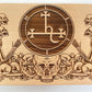 Lilith altar board engraved with the Sigil of Lilith in solid wood for ritual altar use
