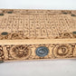 Alchemy tarot box with zodiac and elemental symbols in wood tarot storage
