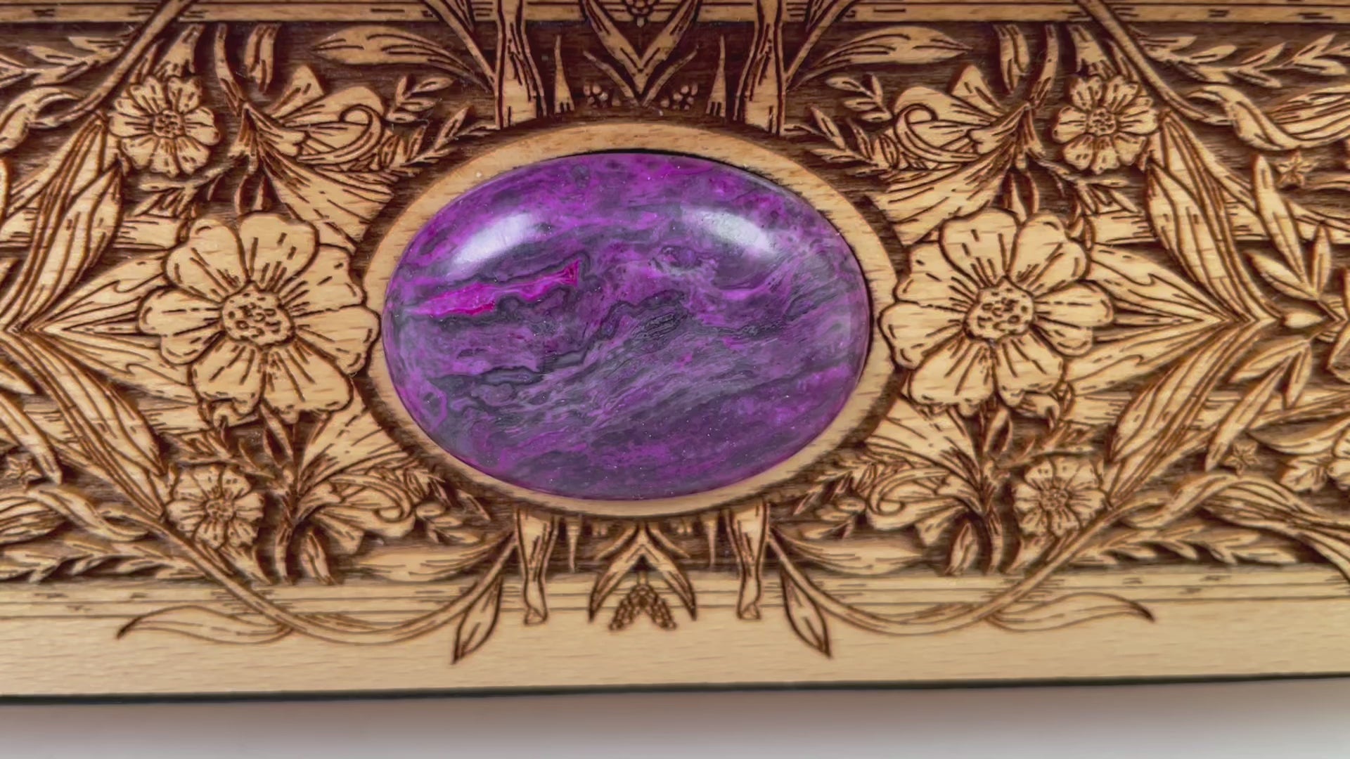 Tree of Life As Above So Below tarot ,oracle and altar box engraved on solid wood handmade Netherlands ships to USA
