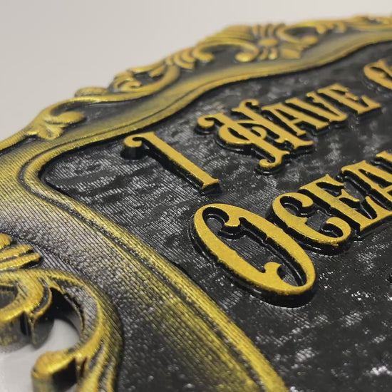 Video of Dracula acrylic wall art engraved with I have crossed oceans of time to find you gothic quote
