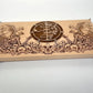 King Asmodeus sigil altar board engraved on solid wood with Ars Goetia occult symbolism for ritual and sacred space
